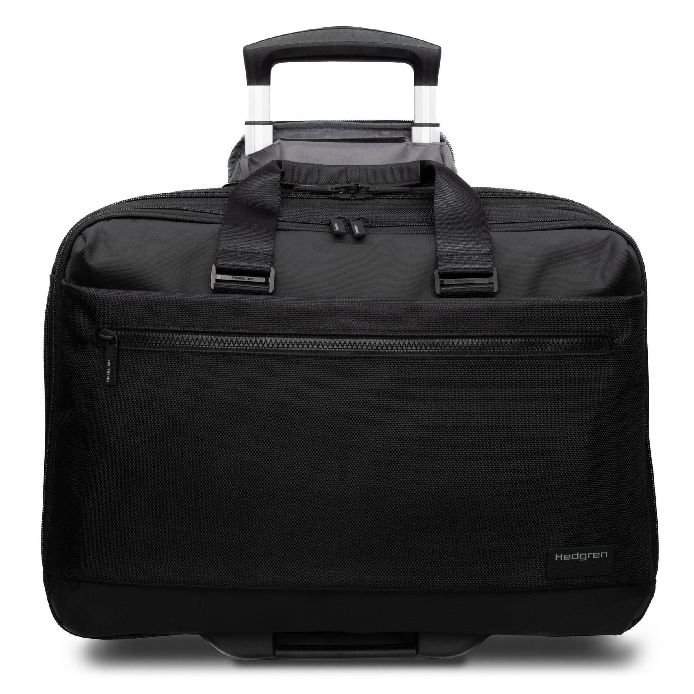 Trolley di Hedgren in nero: frontale