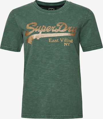 Superdry Shirt in Groen: voorkant