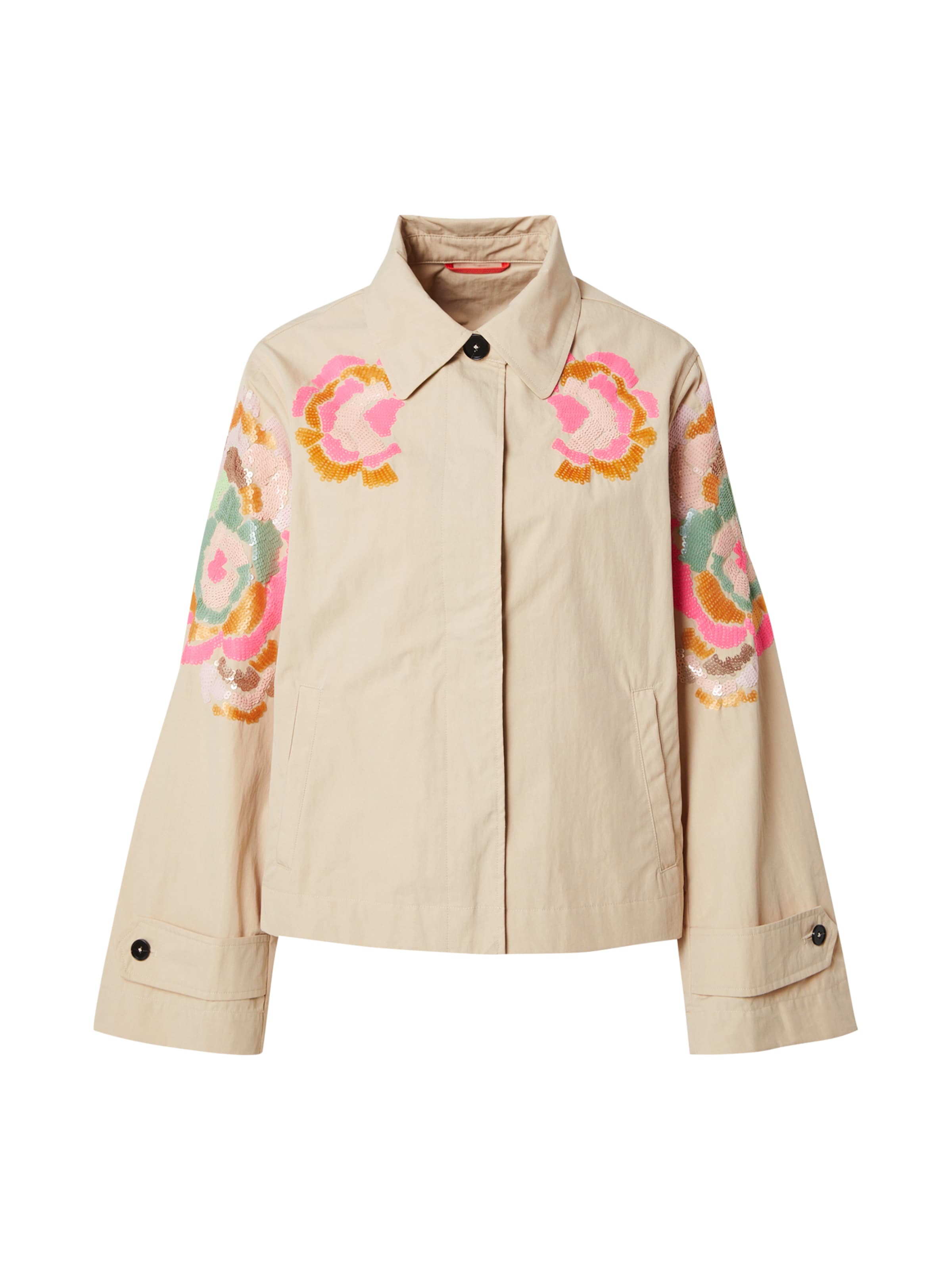 No. 1 Como Jacke 'BLUE' in Beige: Vorderseite