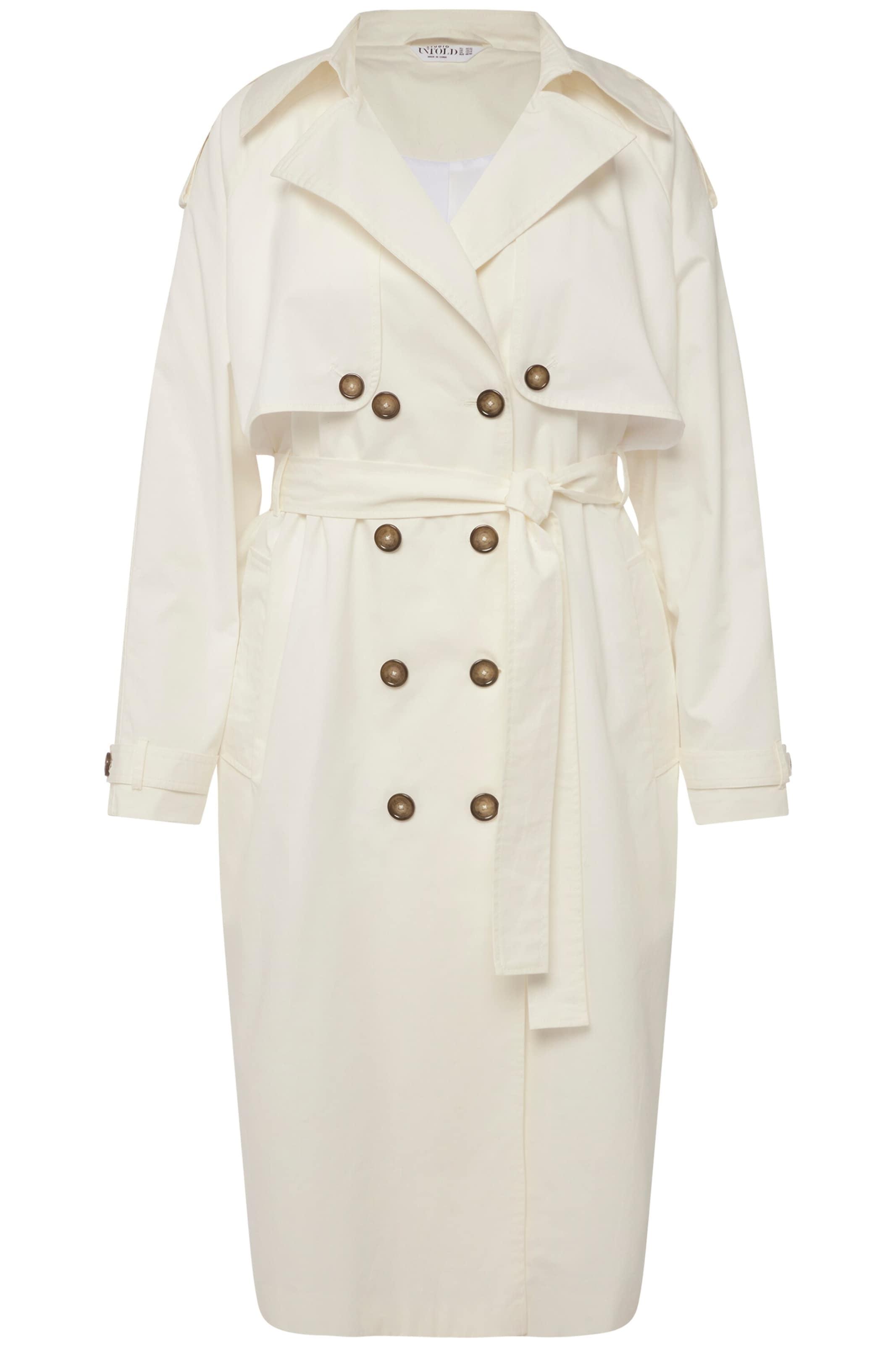 Studio Untold Mantel in Weiß: Vorderseite