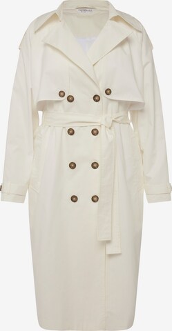 Studio Untold Between-Seasons Coat in White: front