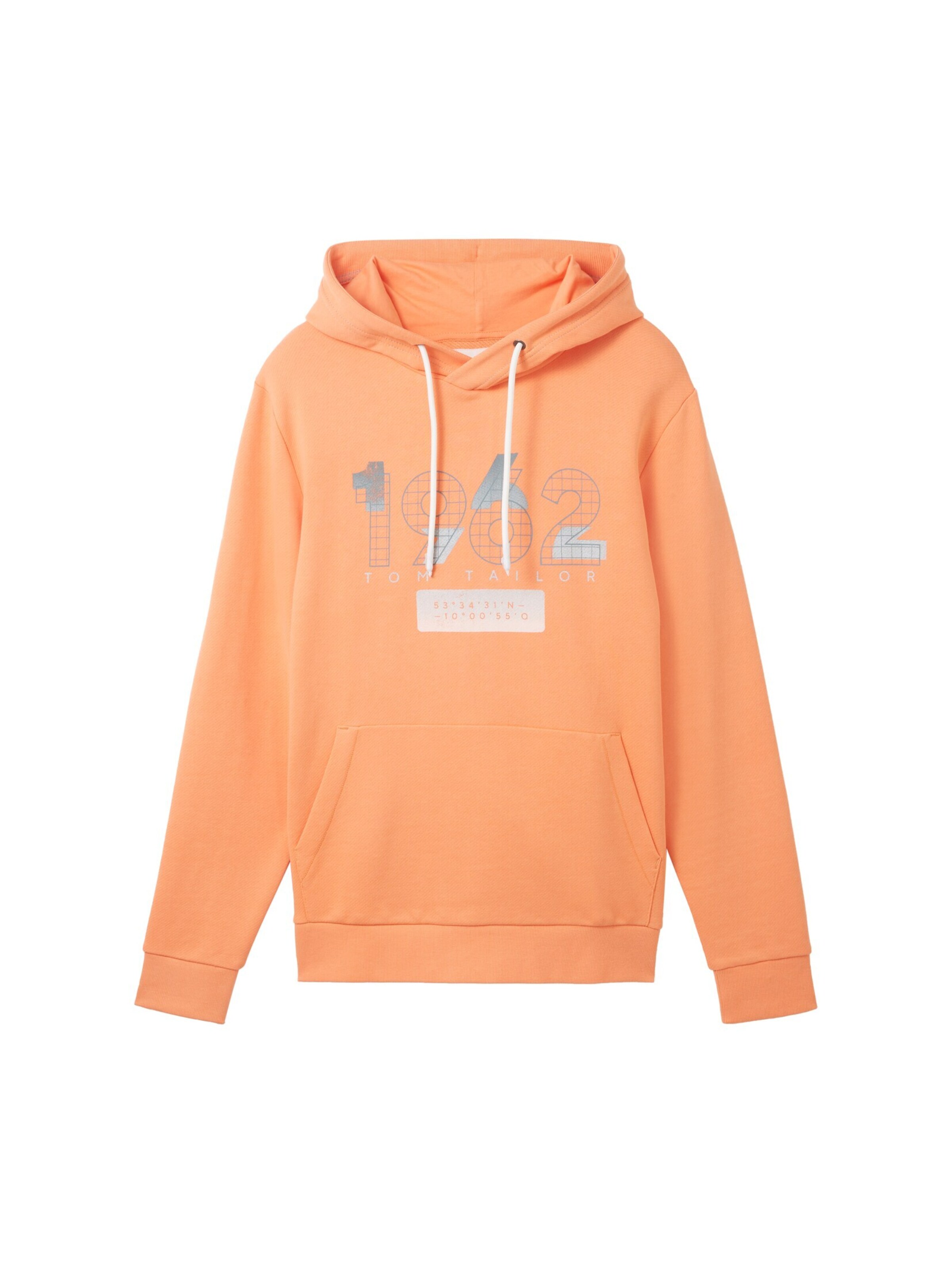 TOM TAILOR Sweatshirt in Orange: Vorderseite