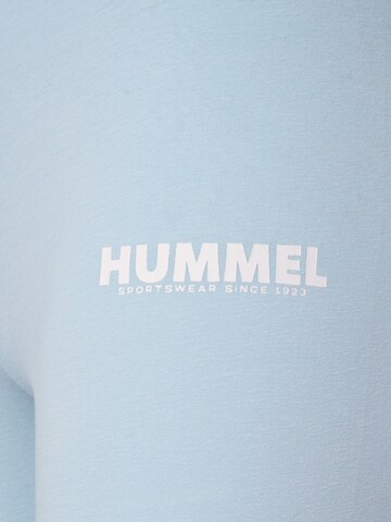 Hummel Skinny Sportbroek in Blauw