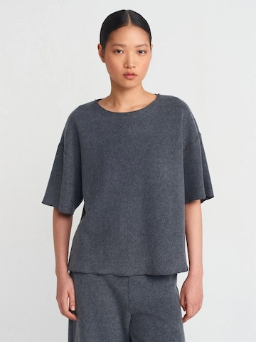 T-shirt Dilvin en gris : devant
