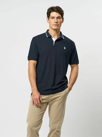 U.S. POLO ASSN. Regular Fit Bluser & t-shirts 'Noah' i blå: forside