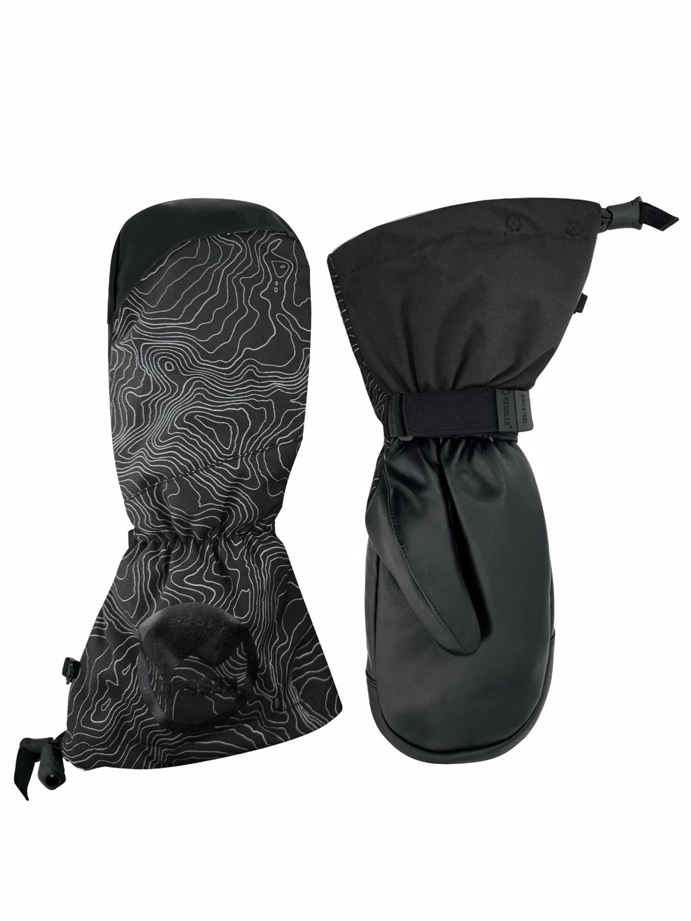 KESSLER Fingerhandschuhe‌‌ in Schwarz: Vorderseite