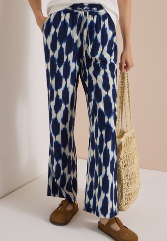 CECIL Loose fit Pants 'Neele' in Blue: front