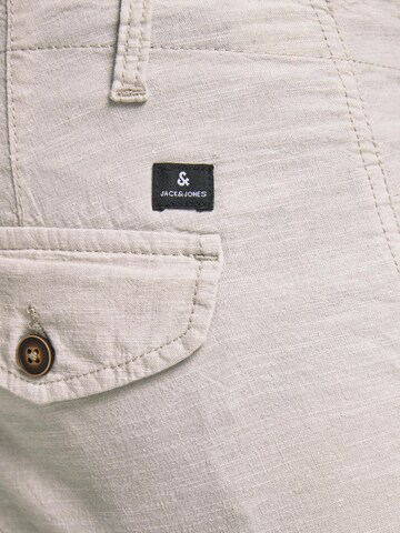 Tapered Pantaloni cargo 'Paul Flake' di JACK & JONES in beige