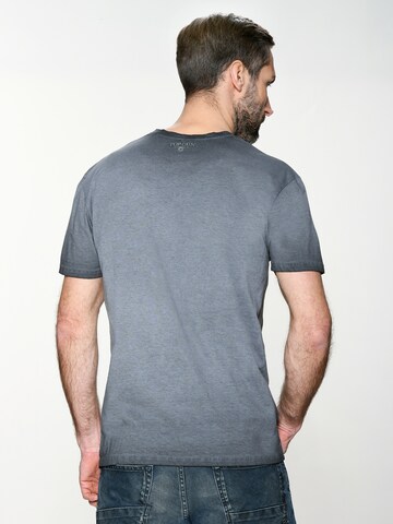 TOP GUN Shirt ' TG20201033 ' in Grey