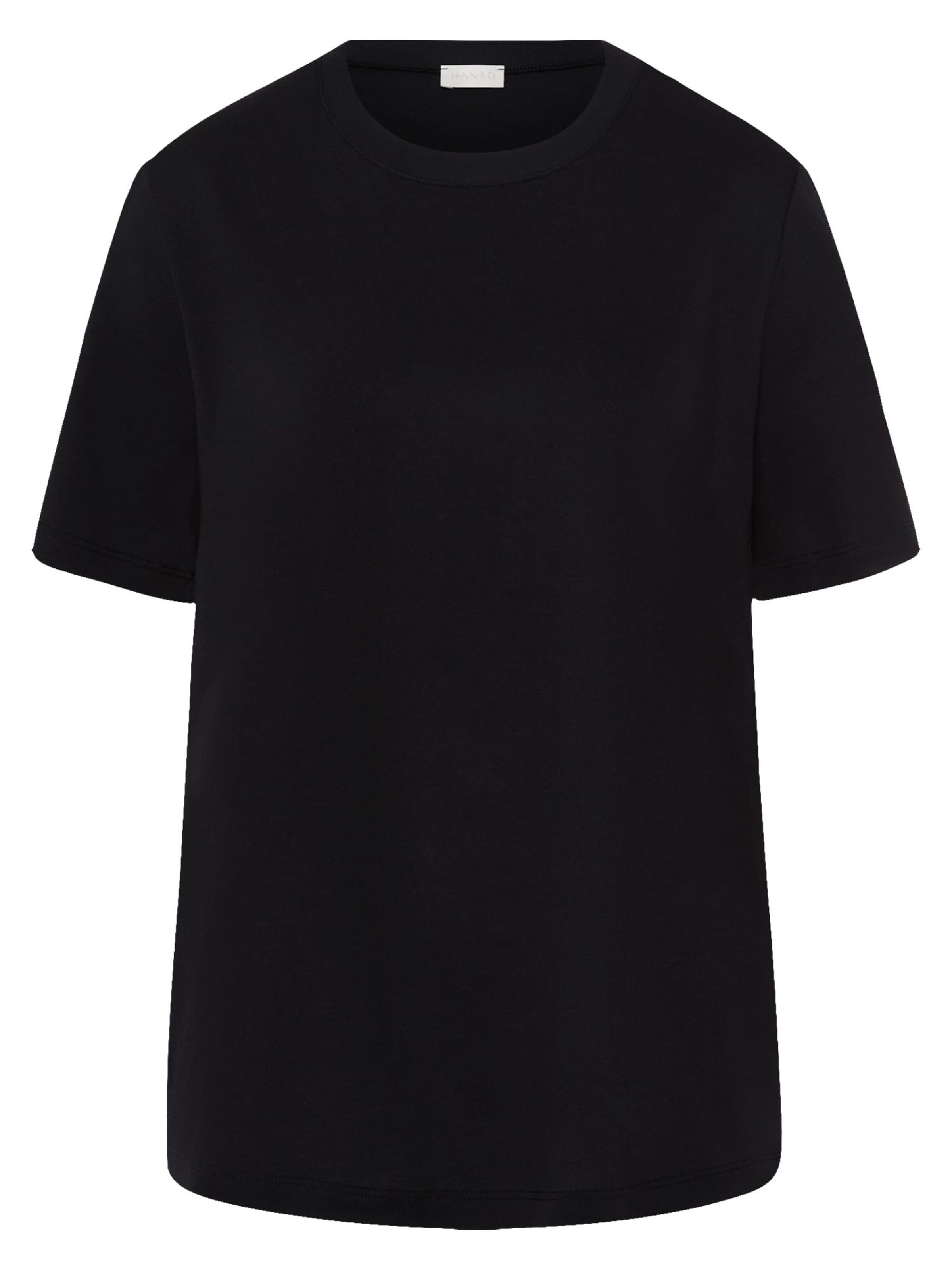 Hanro Slaapshirt in Zwart: voorkant