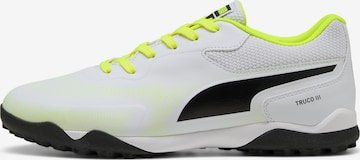PUMA Soccer Cleats in White: front