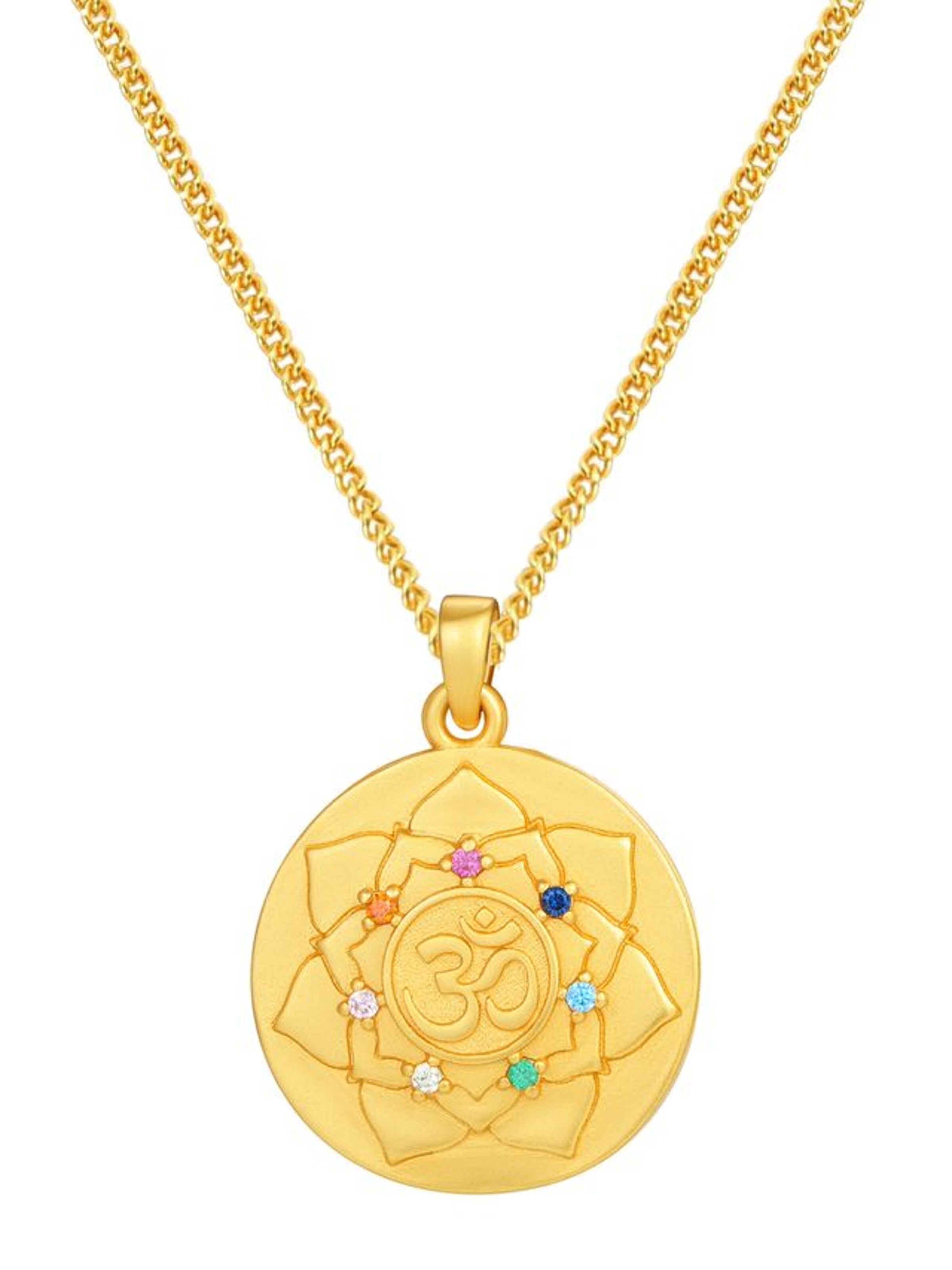 Hey Happiness - Cadena 'Peace Energy' en oro: frente