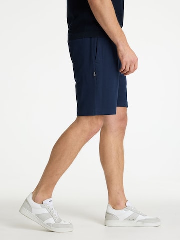 CHASIN' Regular Broek 'Slate.S Structure' in Blauw