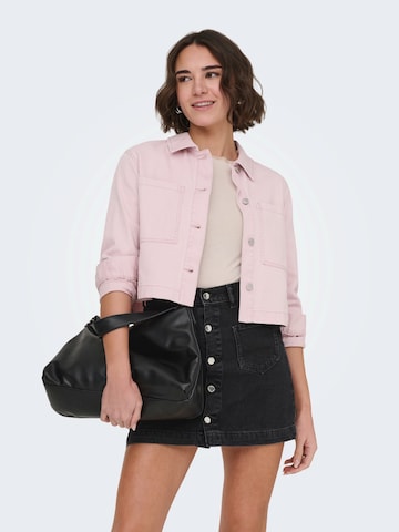 ONLY Kurtka przejściowa 'ONLNAOMI' w kolorze fioletowy: przód