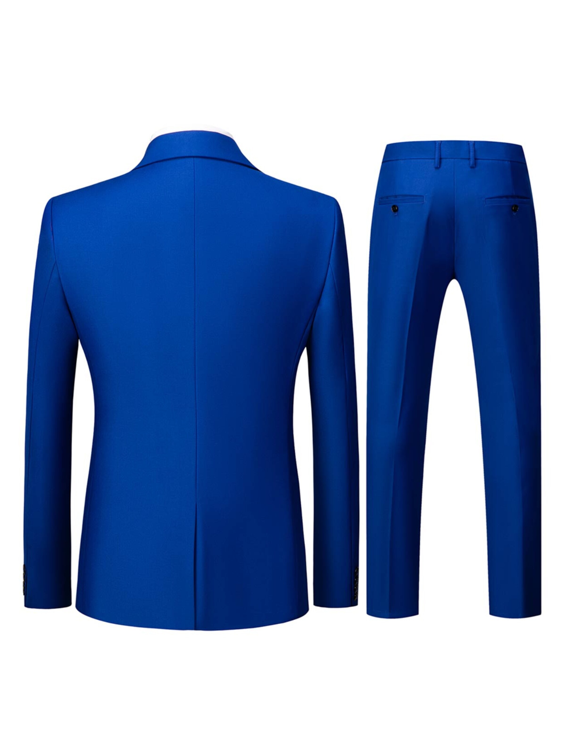 YOUTHUP Slimfit Anzug 'Einser'‌‌‌‌ in Blau