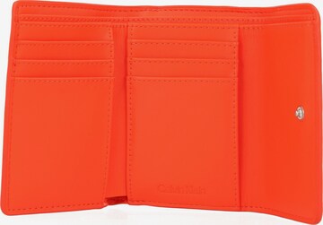 Calvin Klein Portemonnee 'Trifold XS' in Oranje