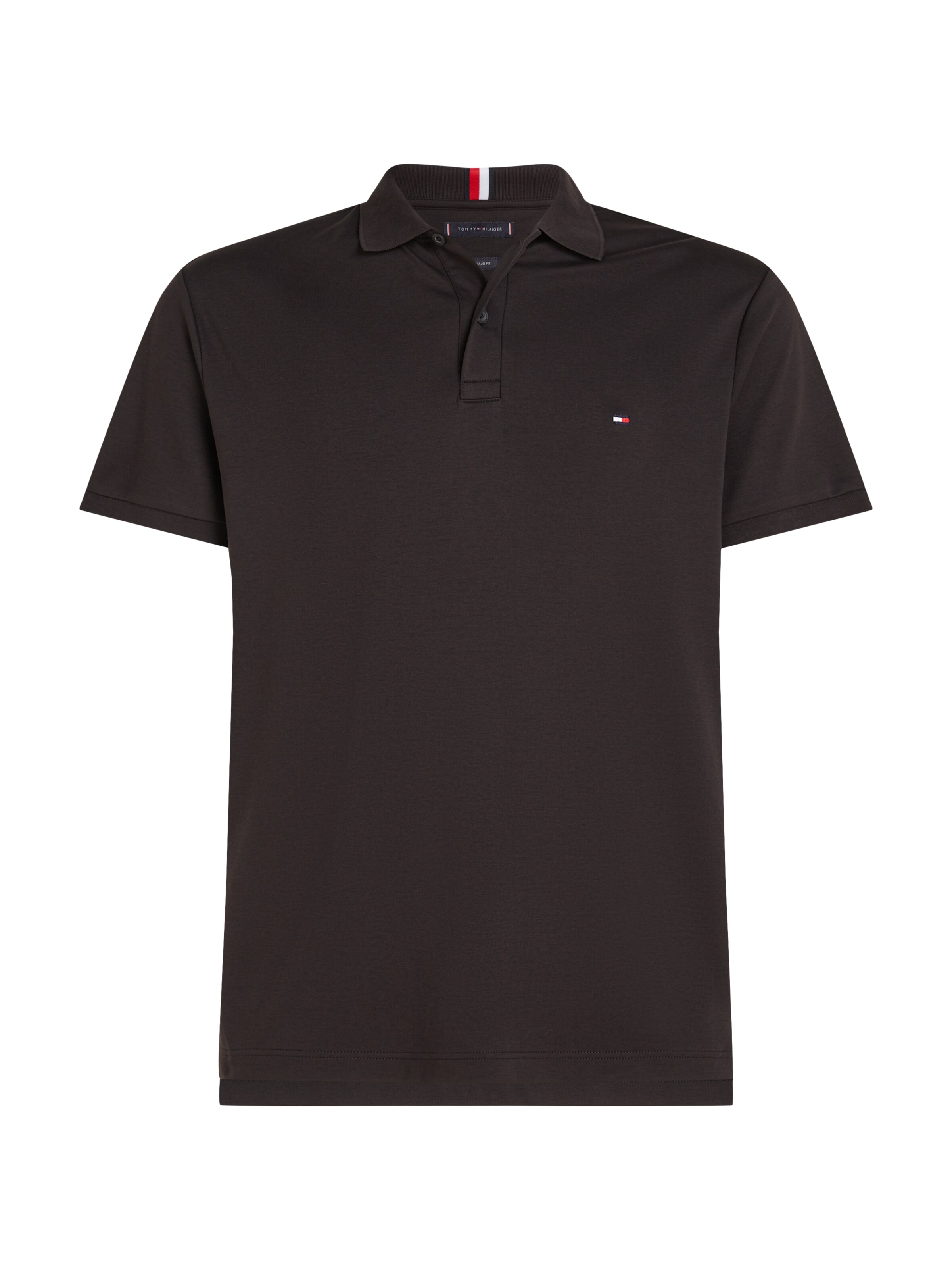 TOMMY HILFIGER Shirt 'Essential' in Zwart: voorkant