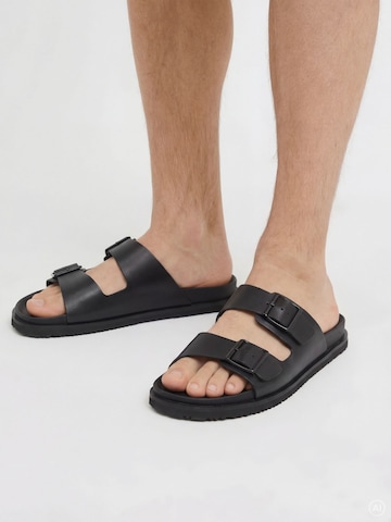 JACK & JONES Sandale in Schwarz