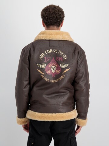 Veste d’hiver 'B3 FL' ALPHA INDUSTRIES en marron