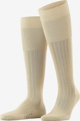 FALKE Kniestrümpfe 'Milano' in Beige: Vorderseite