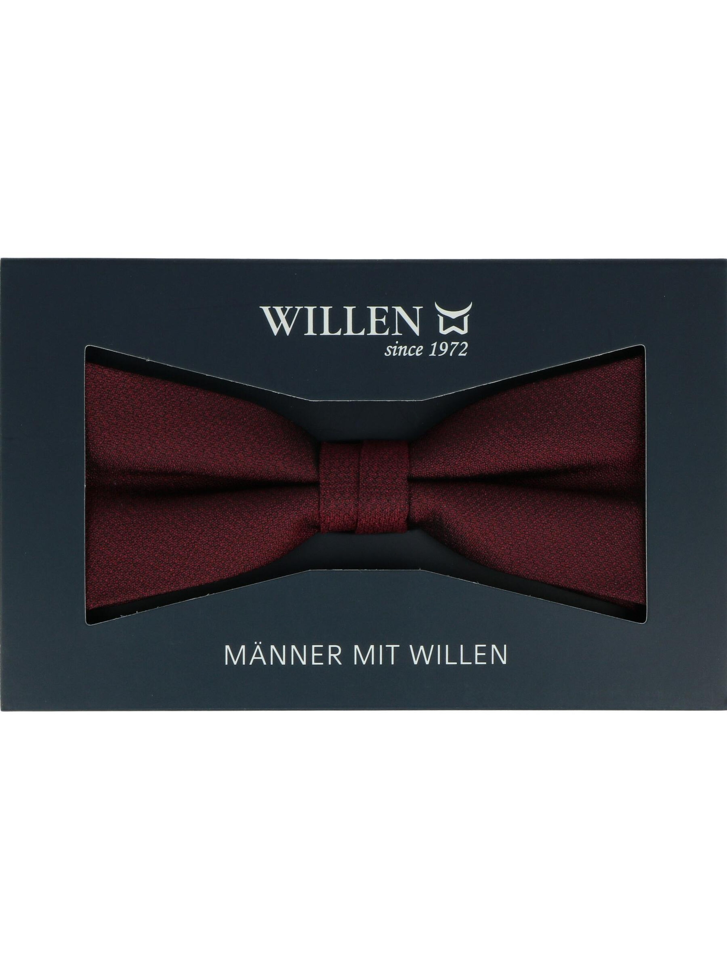WILLEN Bow Tie 'Uni Struktur' in Red
