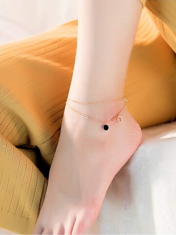 Kim Johanson Fußschmuck 'Black Moon'‌‌‌‌ in Gold: Vorderseite