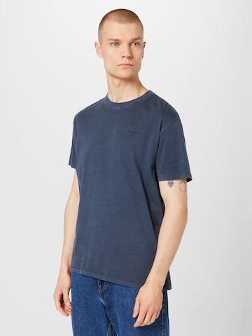 Pepe Jeans T-shirt 'Jacko' i blå: framsida