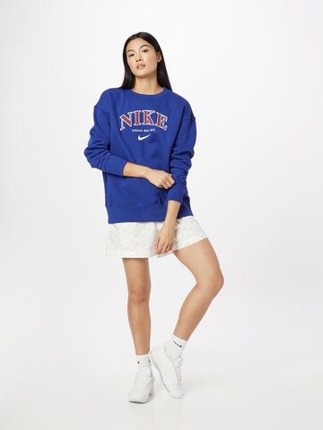 Nike Sportswear Mikina – modrá