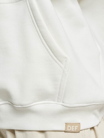 Sweat-shirt DEF en blanc