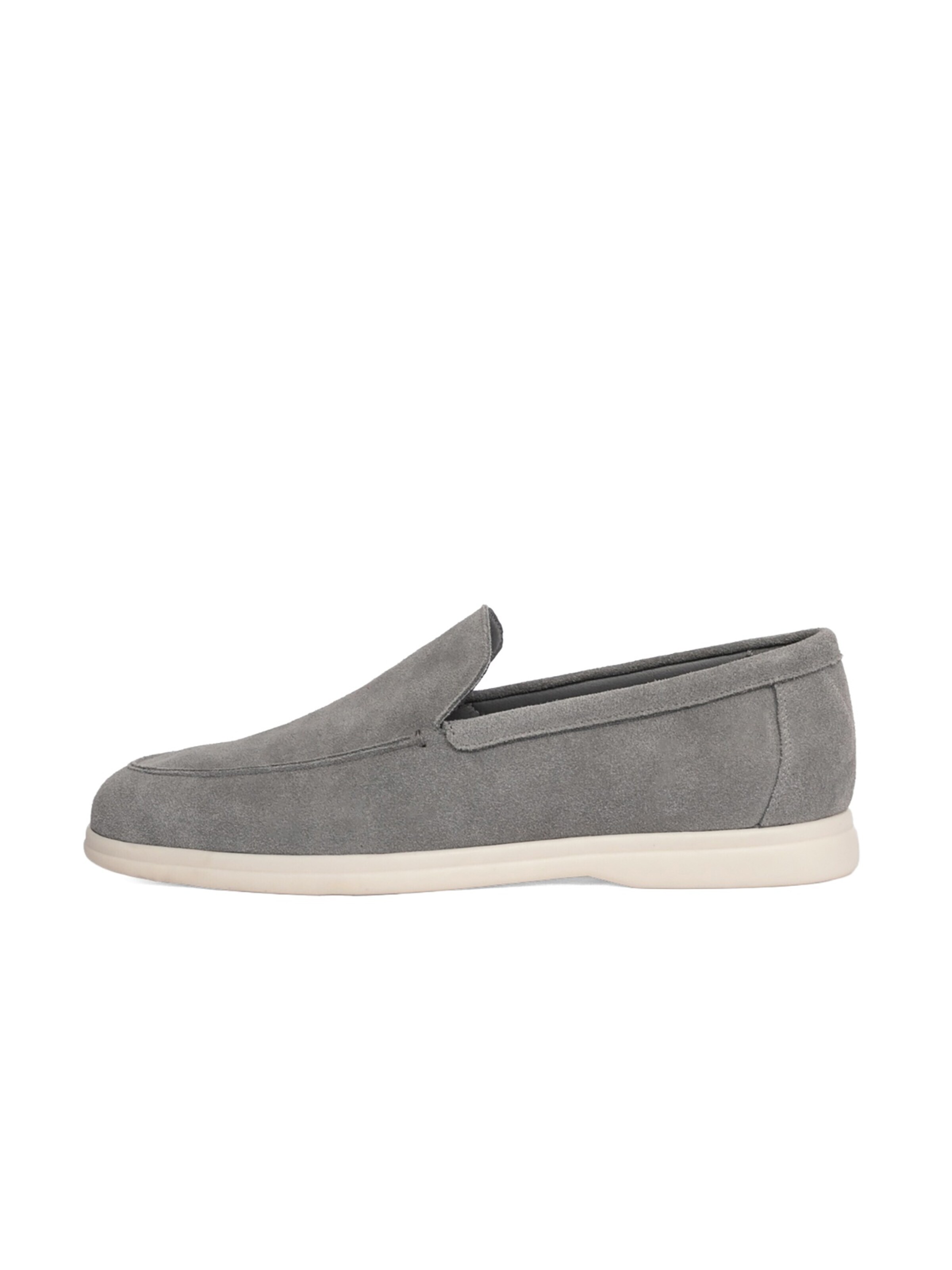 L'Arte Milano Mocassins in Grijs: voorkant