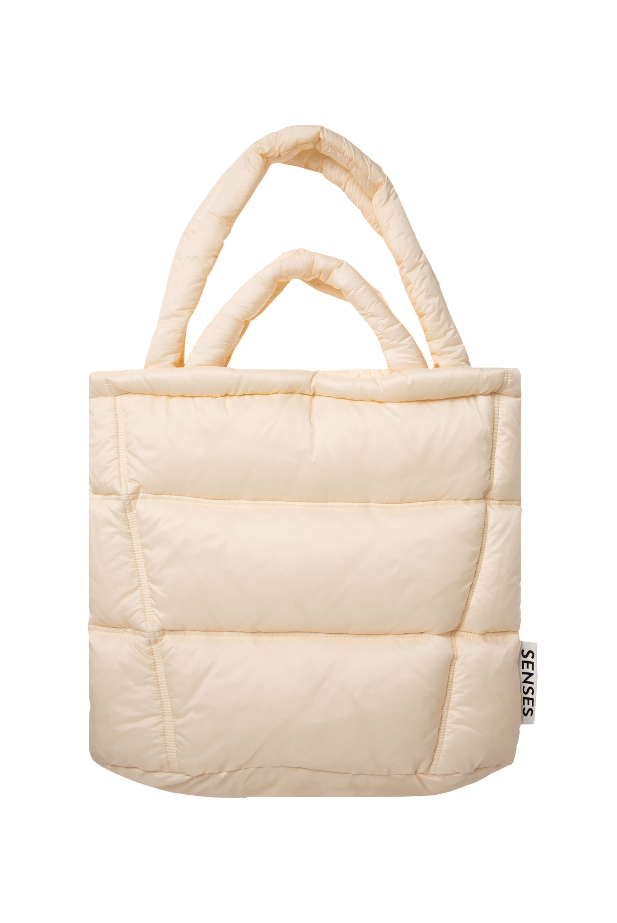 SENSES.THE LABEL Shopper in Beige: front