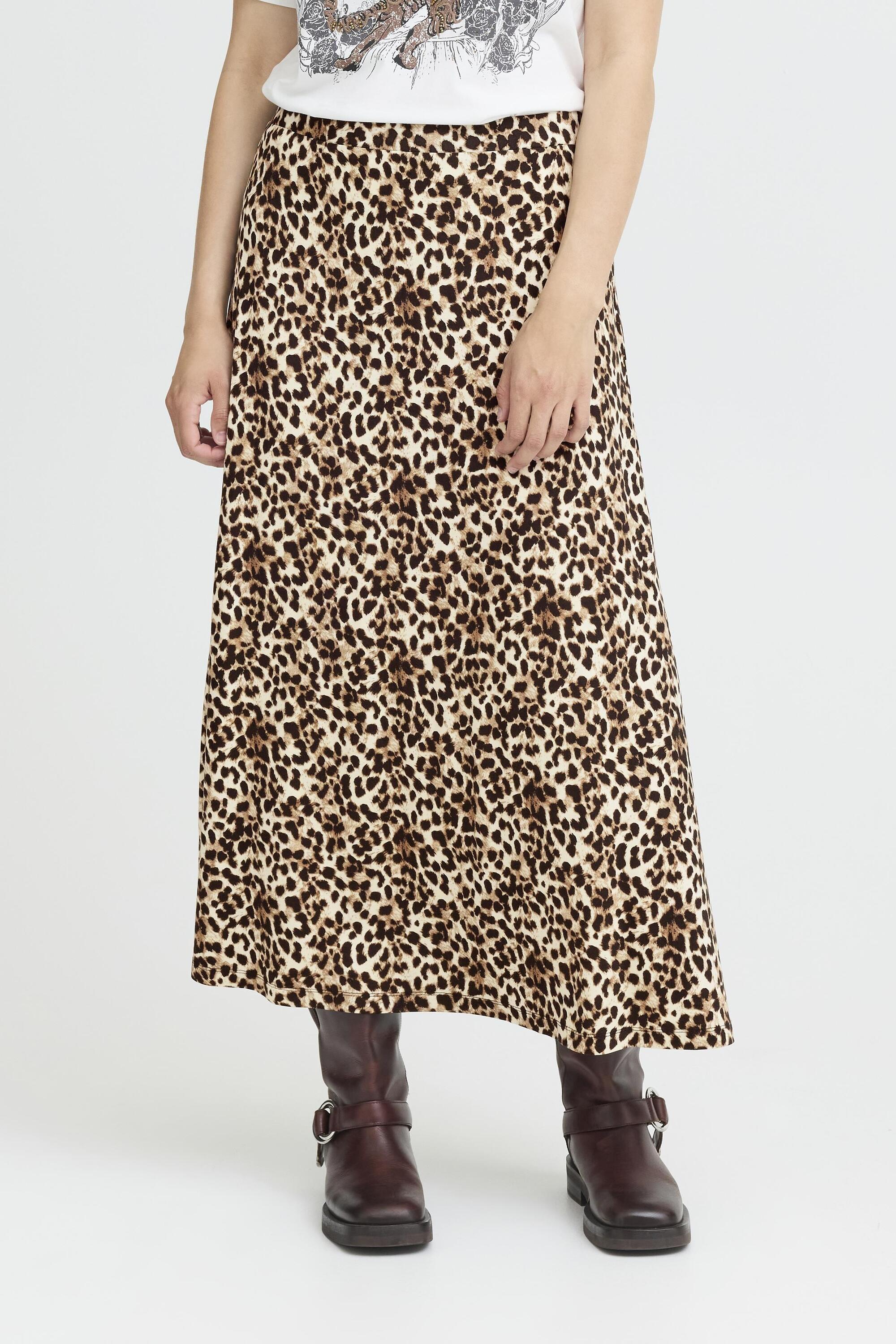 Pulz Nederdel 'PZCHARLOTTE' i beige: forside