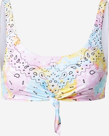 Bustier Hauts de bikini Banana Moon en mélange de couleurs : devant