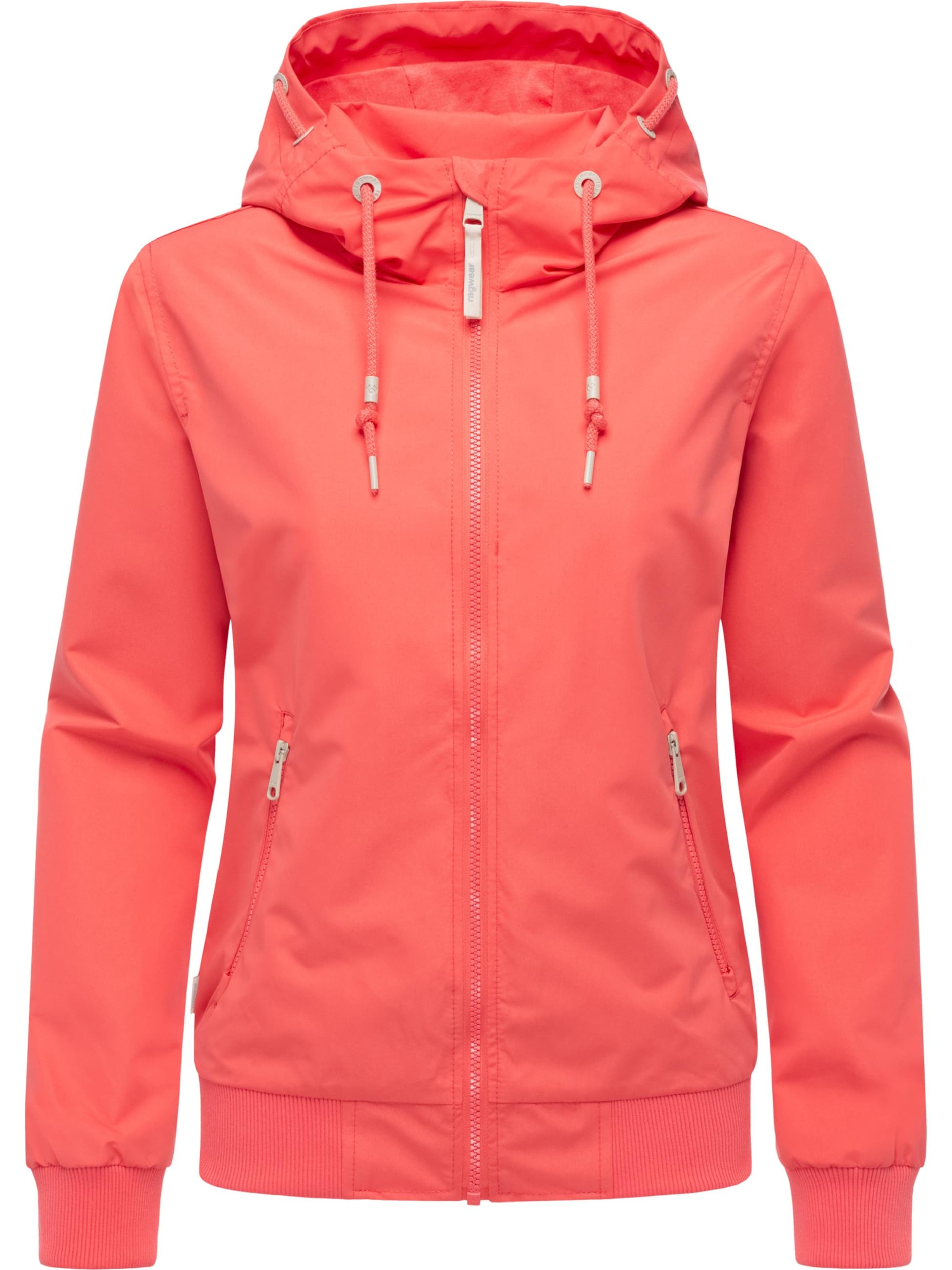 Ragwear Performance Jacket 'Oggie' in Orange: front