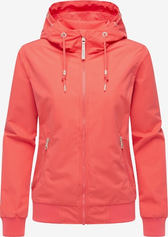 Ragwear Weatherproof jacket 'Oggie' in Orange: front