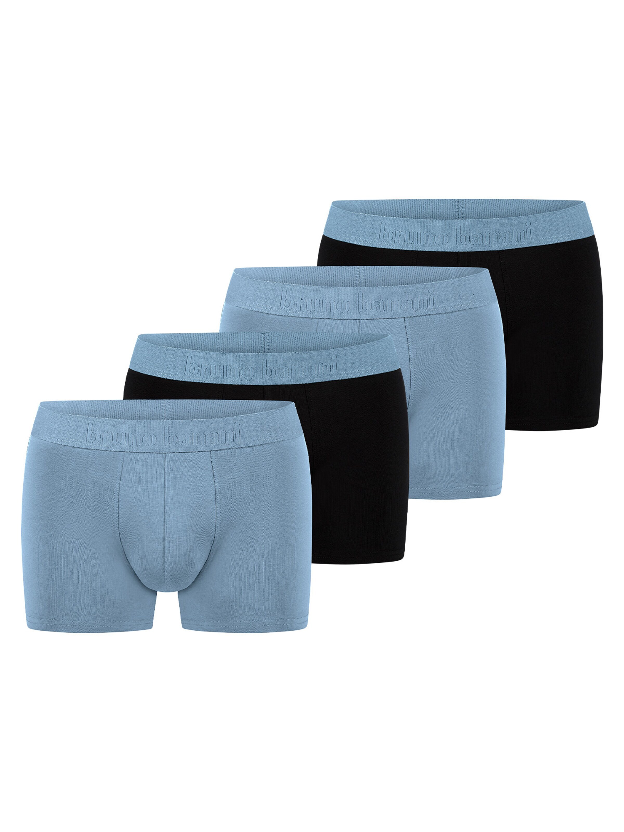 Bruno Banani Boxershorts 'Flowing'‌‌‌‌‌‌‌ in Blau: Vorderseite