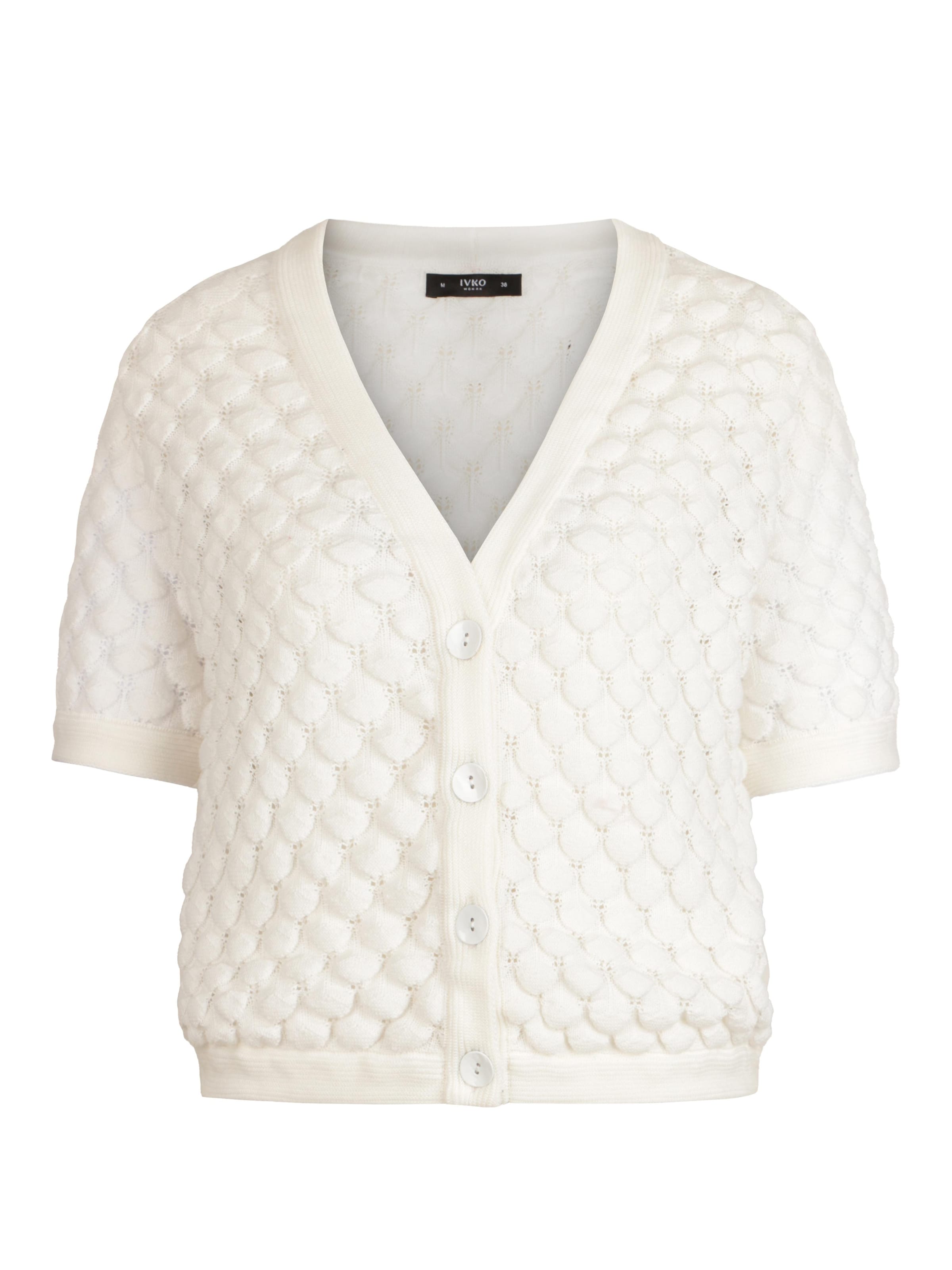 IVKO Strickjacke‌‌‌‌ in Weiß: Vorderseite