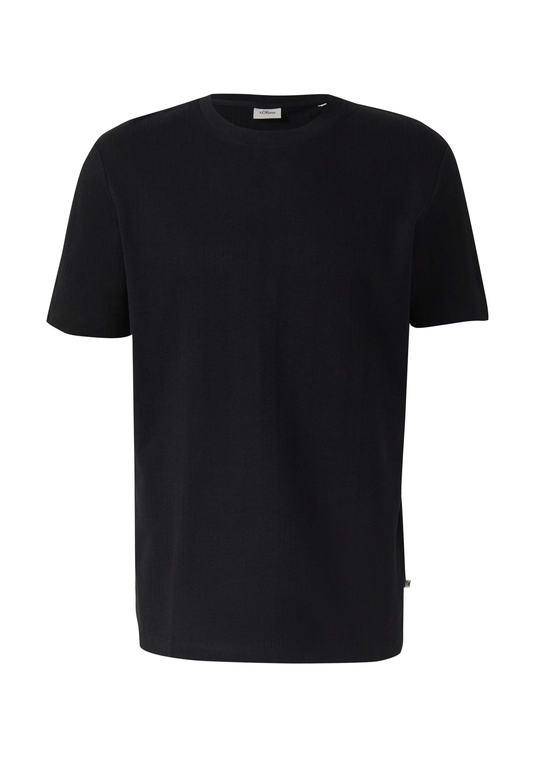 s.Oliver T-Shirt in Schwarz: Vorderseite