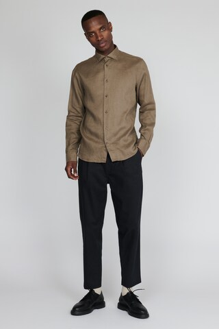 Matinique Regular fit Button Up Shirt 'Marc ' in Beige