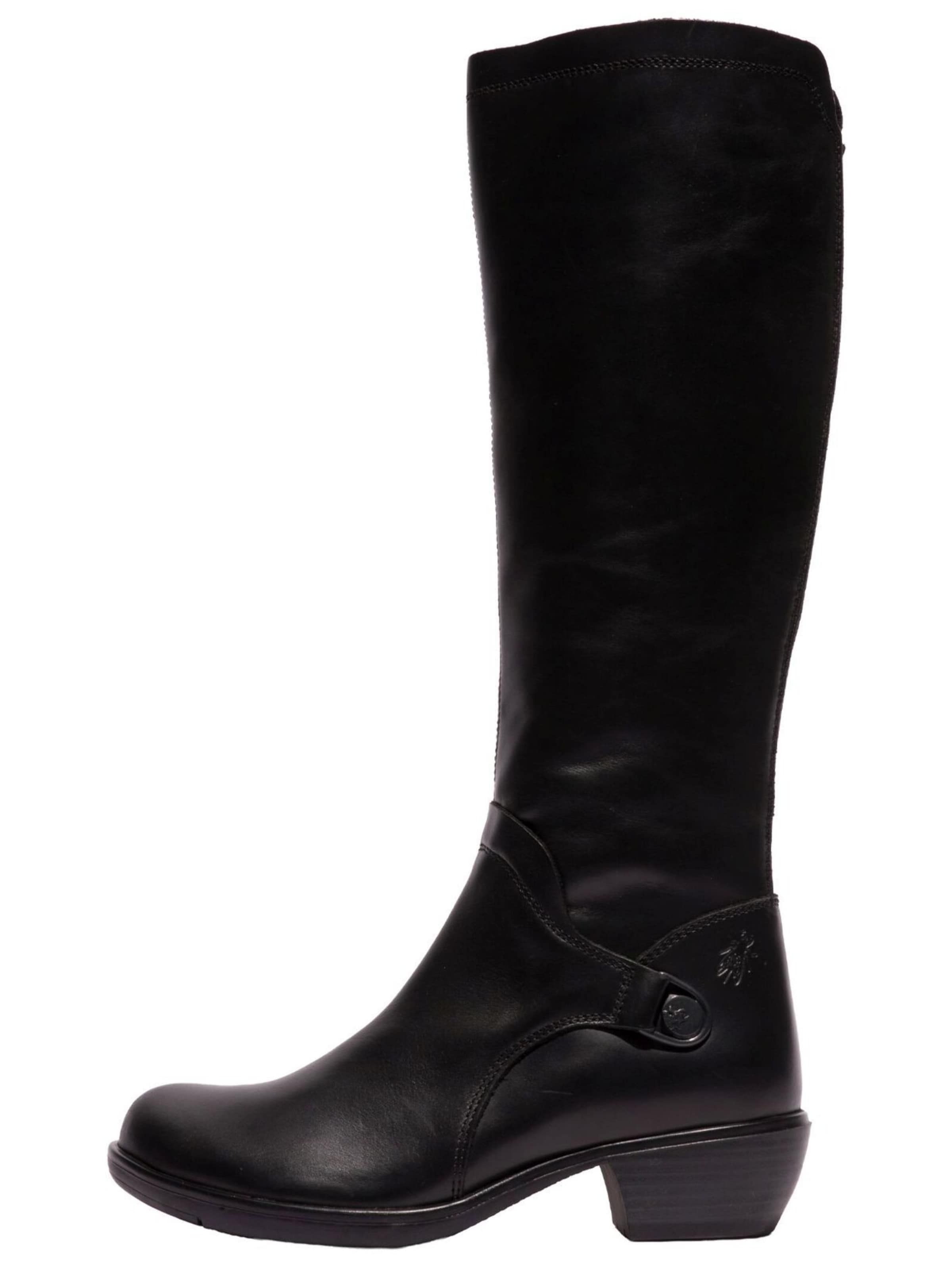 FLY LONDON Boot in Black: side