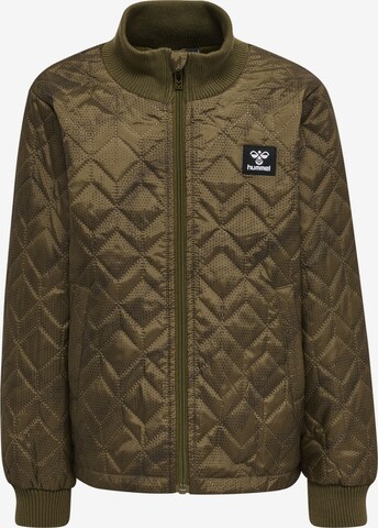 Hummel Performance Jacket 'Mule' in Green: front