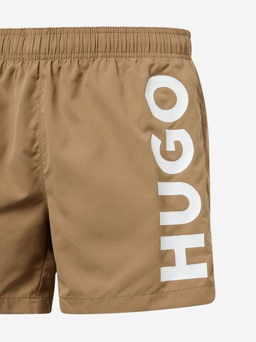 HUGO Red Swimming shorts 'ABAS' in Brown