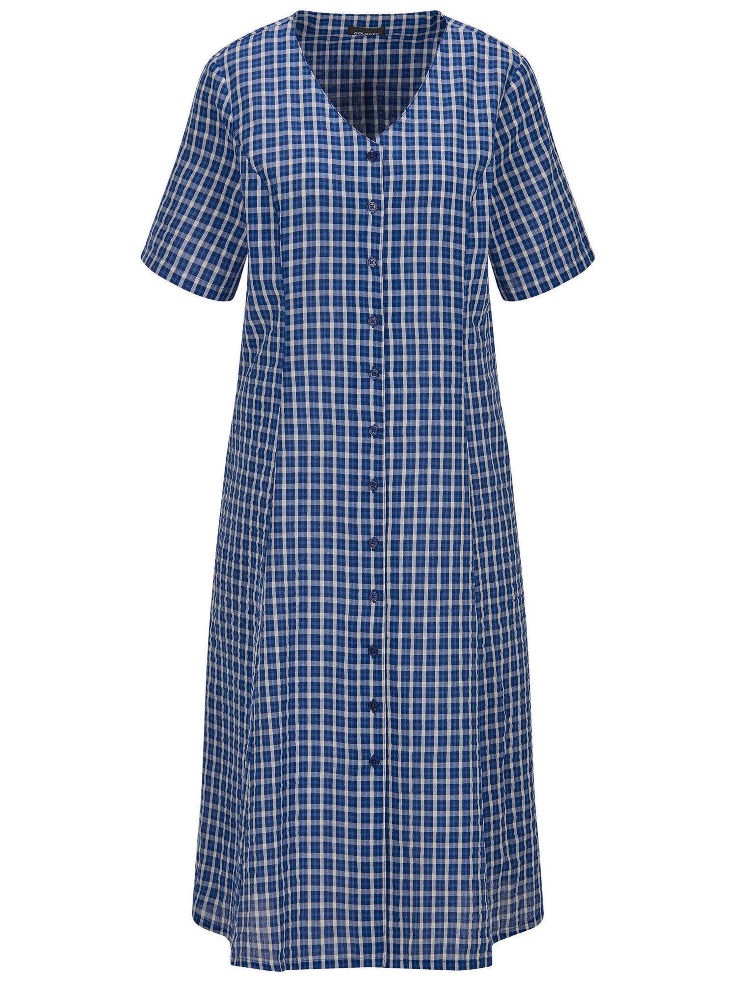 Robe d’été Goldner en bleu : devant