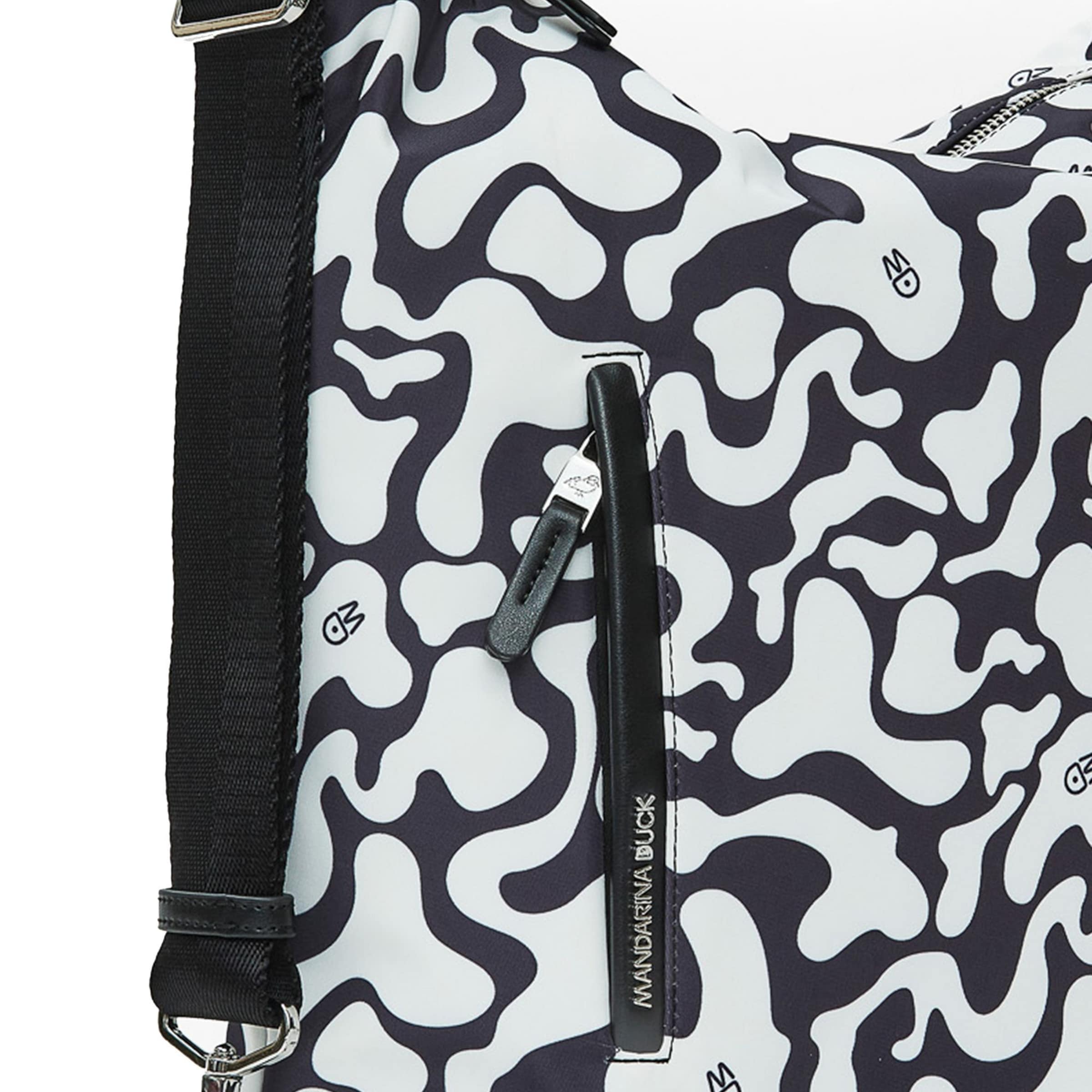 MANDARINA DUCK Schoudertas 'Hunter Moire' in Zwart