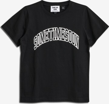 SOMETIME SOON Shirt 'Ocean' in Black: front