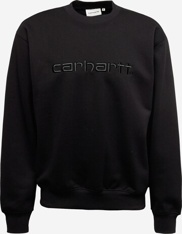 Carhartt WIP Суичър в черно: отпред