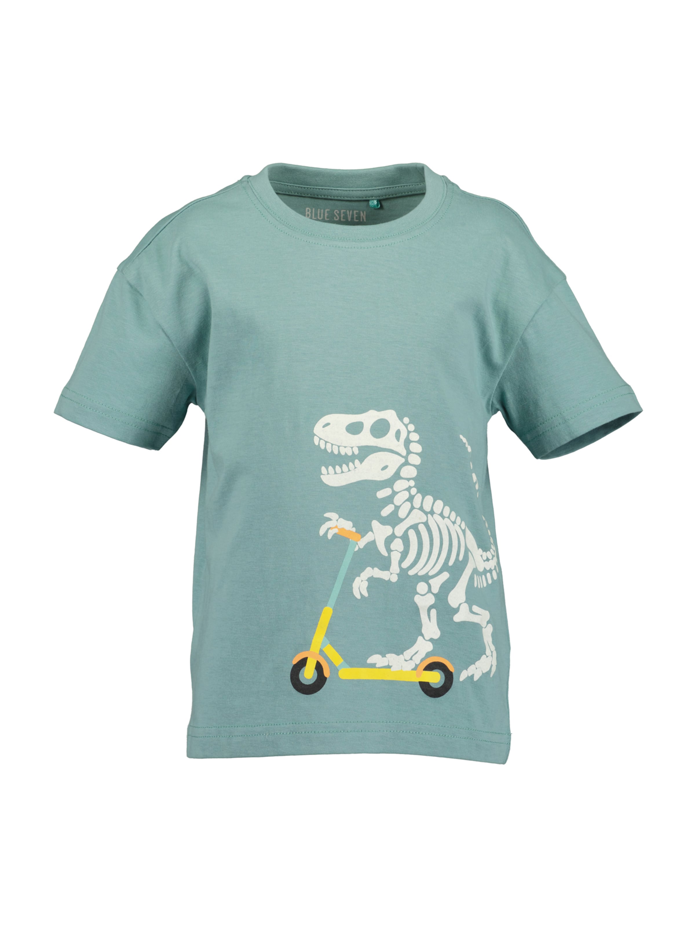 BLUE SEVEN T-shirt i blå: framsida