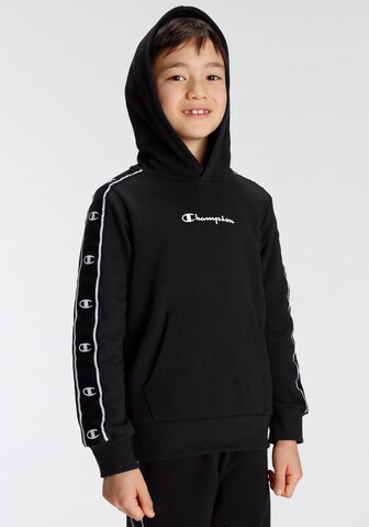 Champion Authentic Athletic Apparel - Sudadera en negro: frente