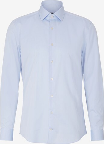 Coupe slim Chemise business 'Santos' STRELLSON en bleu : devant