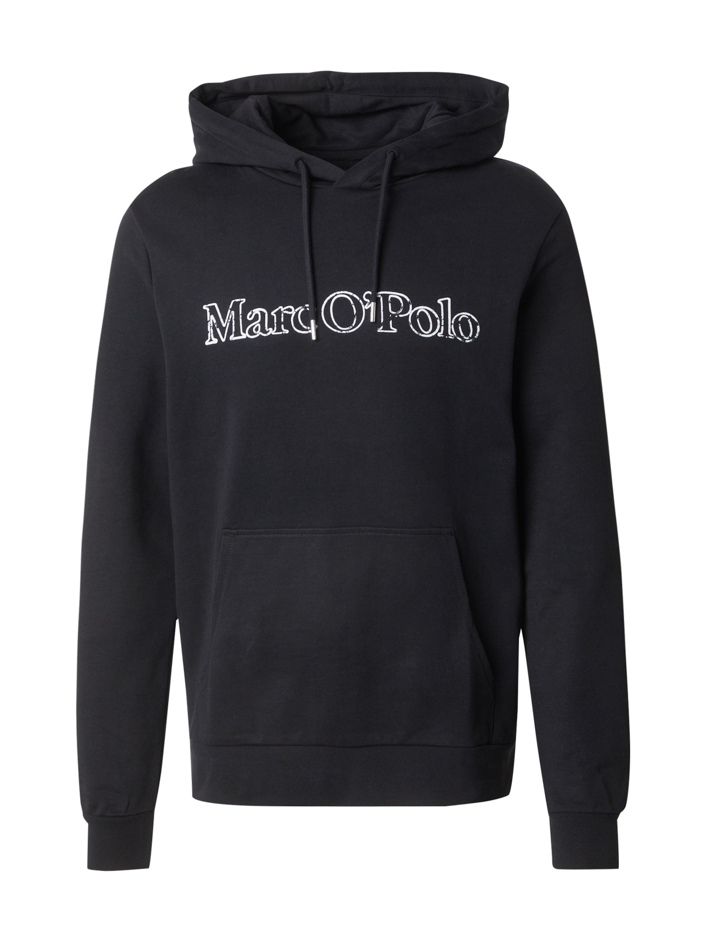 Marc O'Polo Sweatshirt in Black: front